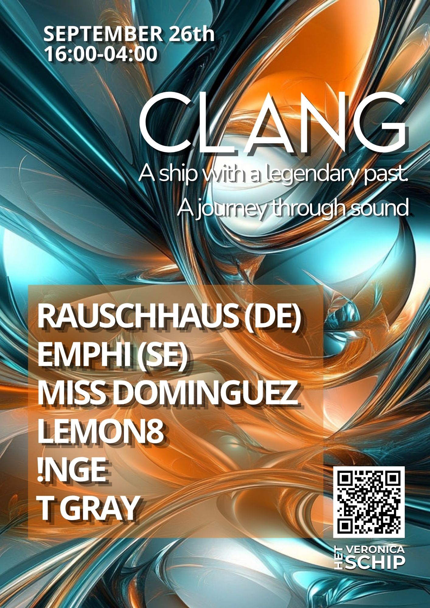 CLANG – VERONICA SCHIP 26.09.26