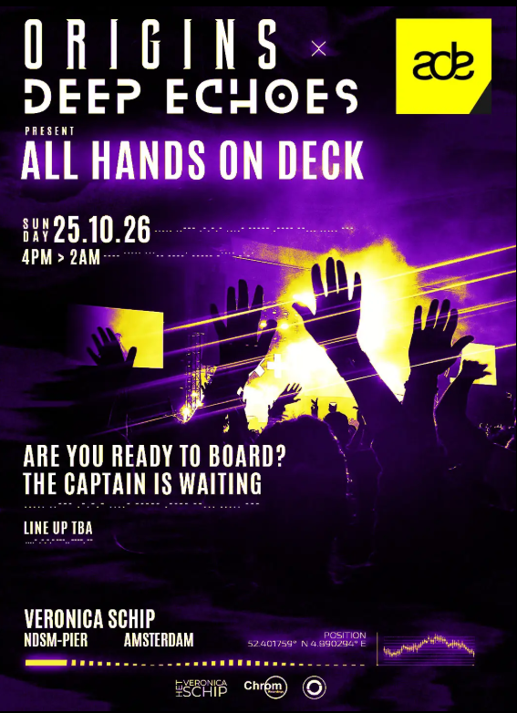 ORIGINS x Deep Echoes pres. ALL HANDS ON DECK
